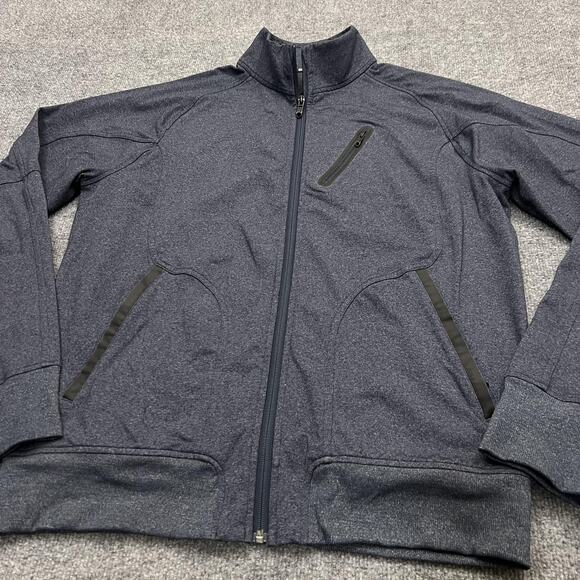 Lululemon Jacket Mens Large Blue Full Zip Stretch Athletic Track Lightweight Run - Picture 5 of 9